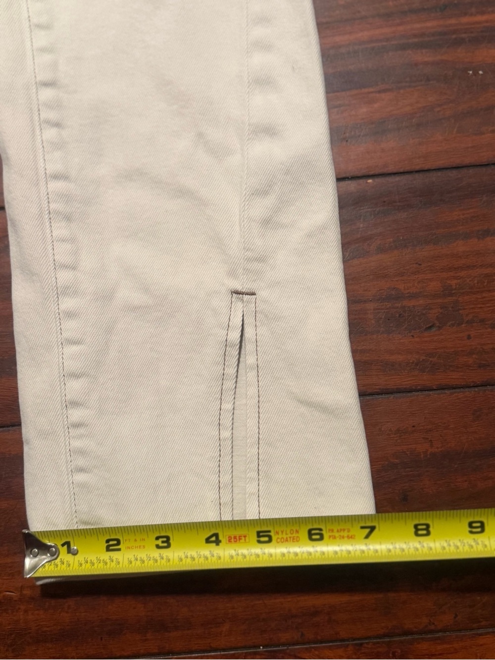 Good American High-Rise Straight Jeans in Pearl color - Picture 8 of 10